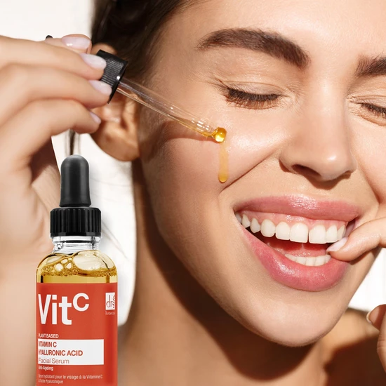Dr Botanicals Vitamin C 5% & Hyaluronic Acid 2% Hydrating Facial Serum 30ml