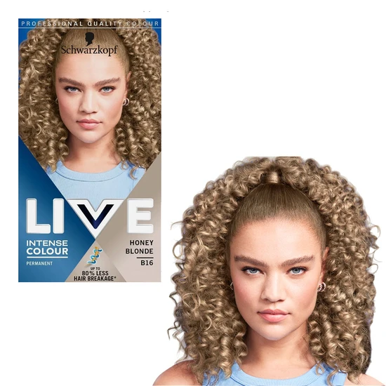 Schwarzkopf Live Colour Intense Permanent Colours B16 Honey Blonde