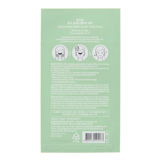Mizon Pore Fresh Clear Nose Pack x1