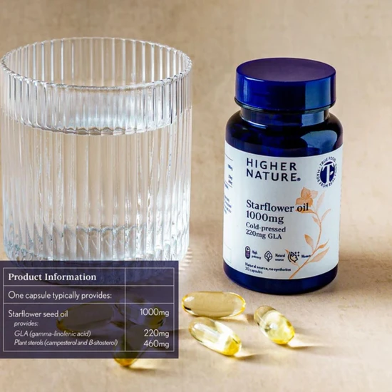 Higher Nature Starflower Oil 1000mg Capsules 30 Capsules