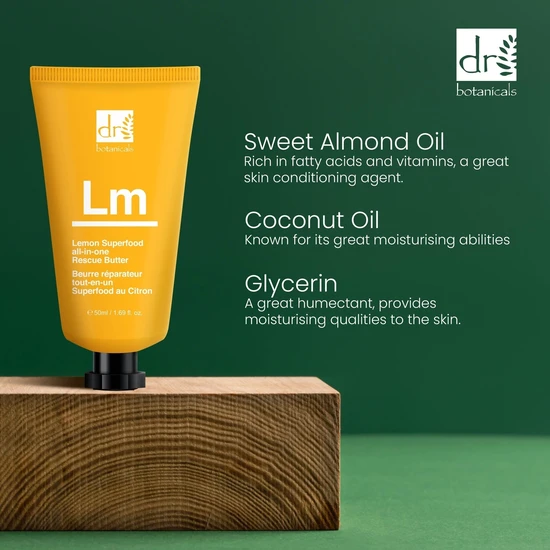Dr Botanicals Advanced Lemon Superfood All-In-One Rescue Butter 50ml