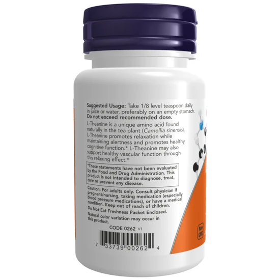 NOW Foods L-Theanine Pure Powder 28g