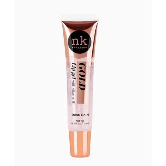 NICKA K NEWYORK NK Gold Lip Gel Vitamin E Rose Gold 15ml
