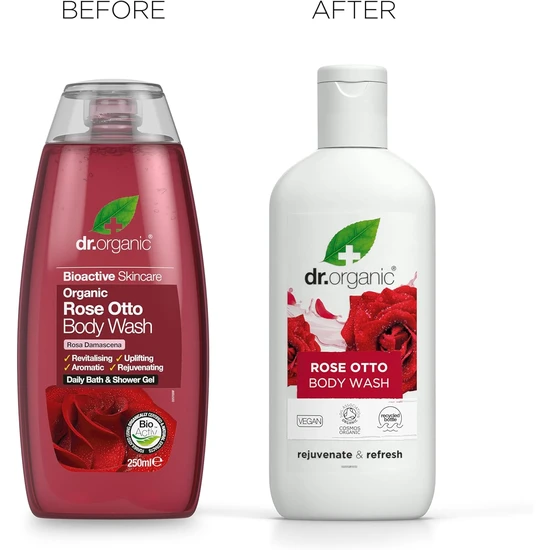 Dr. Organic Bioactive Skin Care Organic Rose Otto Body Wash 250ml