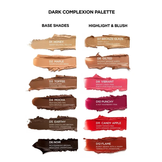 SOSU by SJ Complete Canvas Complexion Palette Dark