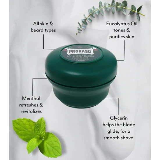 Proraso Refreshing Shaving Soap In A Bowl 150ml