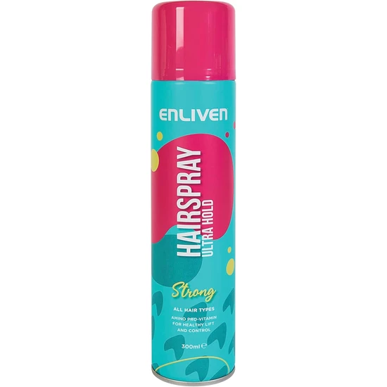 Enliven Ultra Hold Strong Hairspray 300ml