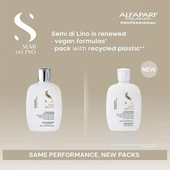 Alfaparf Semi Di Lino Diamond Illuminating Low Shampoo For Normal Hair 250ml