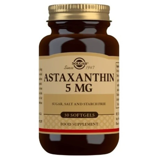 Solgar Carotenoids Astaxanthin 5mg Softgels x30