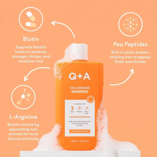Q+A Volumising Shampoo 250ml