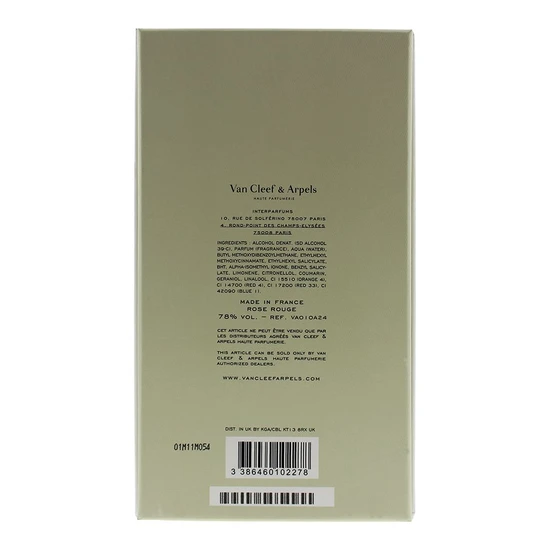 Van Cleef & Arpels Rose Rouge Eau De Parfum 75ml