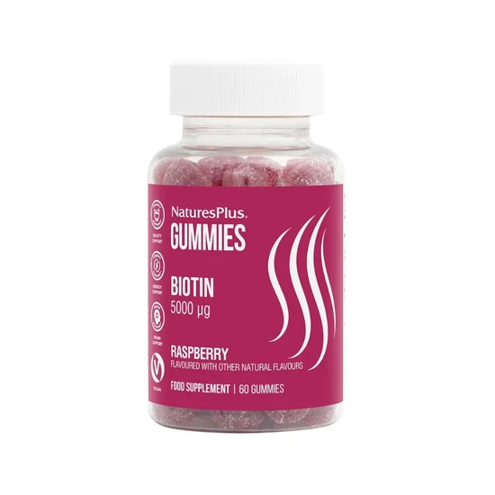 Nature's Plus Biotin 5000ug Gummies 60 Gummies