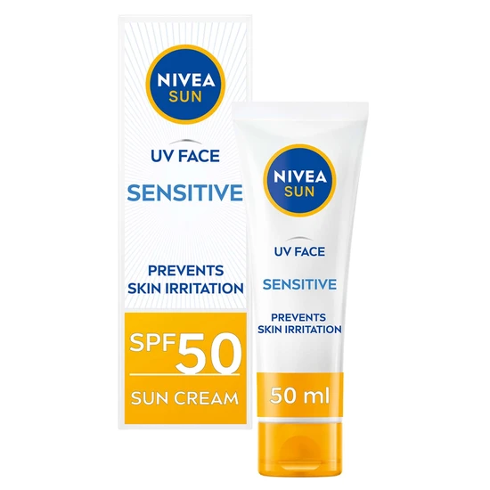 Nivea Sun Ultra Violet Face Soothing Sensitive SPF 50 50ml