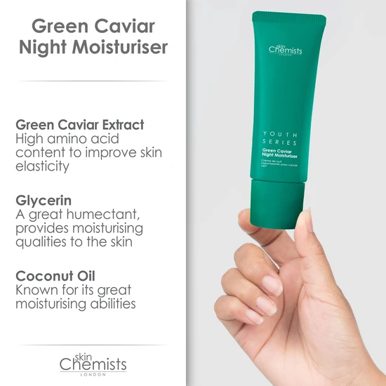 skinChemists Green Caviar Night Moisturiser 50ml