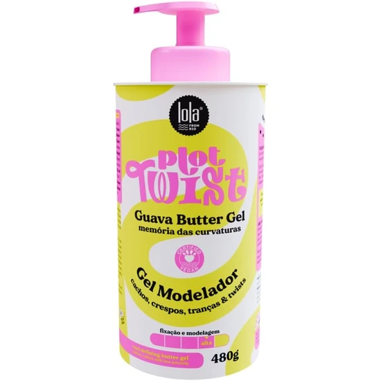 Lola Plot Twist Guava Butter Gel Curl Styling Cream 480g