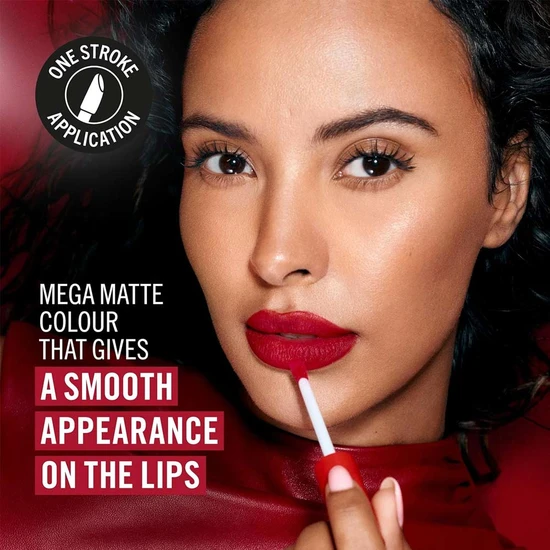 Rimmel Lasting Mega Matte 16HR Liquid Lipstick 600 Coral Sass