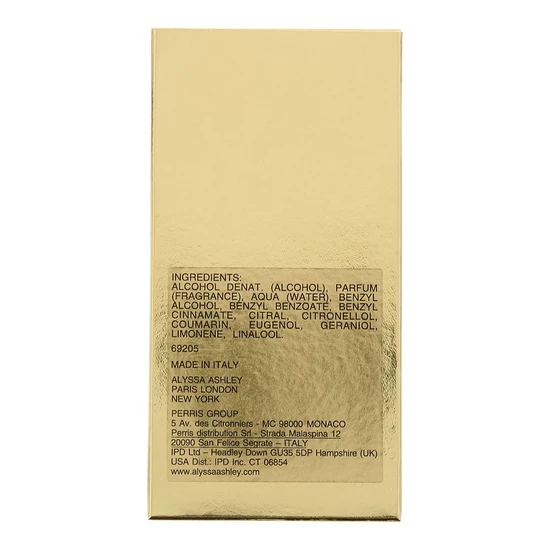 Alyssa Ashley Ambre Gris Eau De Parfum 50ml