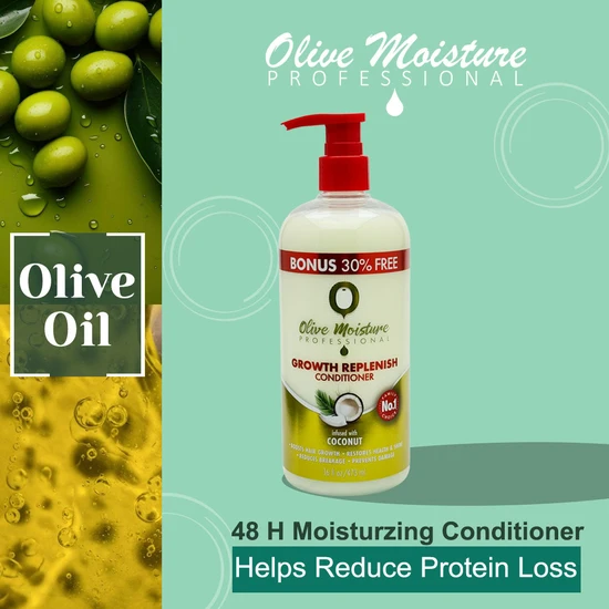 Olive Moisture Professional Growth Replenish Conditioner 473ml