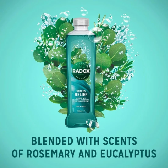 Radox 100% Nature Inspired Fragrance Bath Soak, Stress Relief 500ml