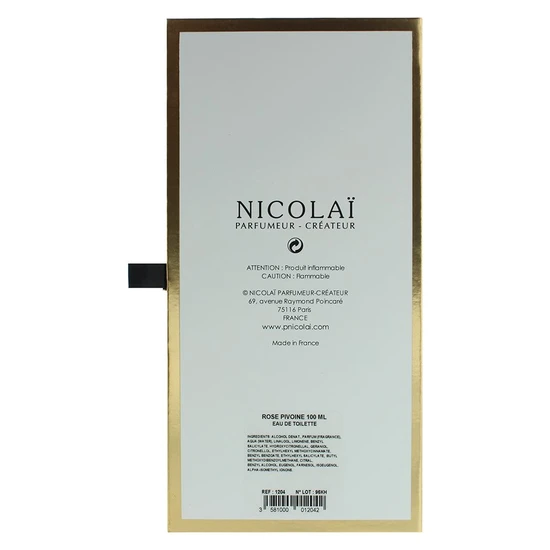Nicolai Rose Pivoine Eau De Parfum 100ml