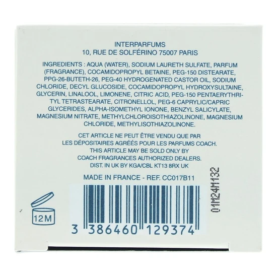 Coach Open Road Shower Gel 150ml