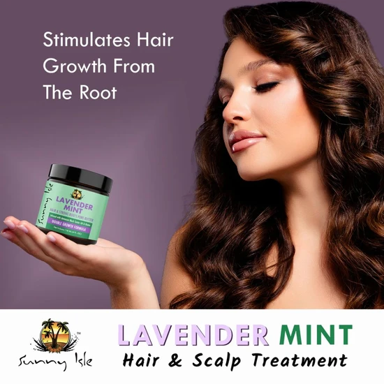 Sunny Isle Lavender Mint Hair & Strong Roots Pure Butter 118ml