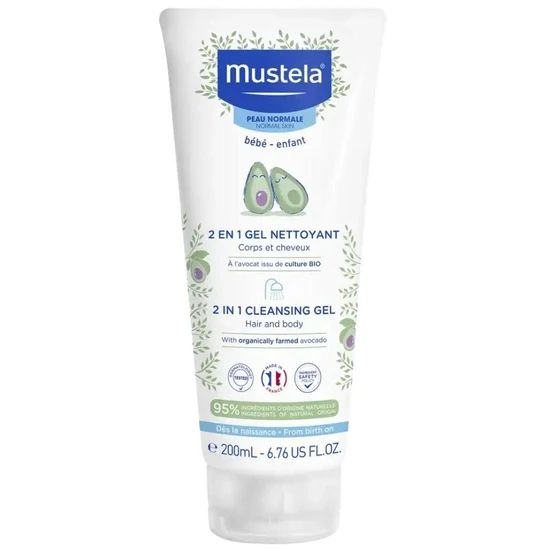 Mustela 2 In 1 Cleansing Gel 200ml