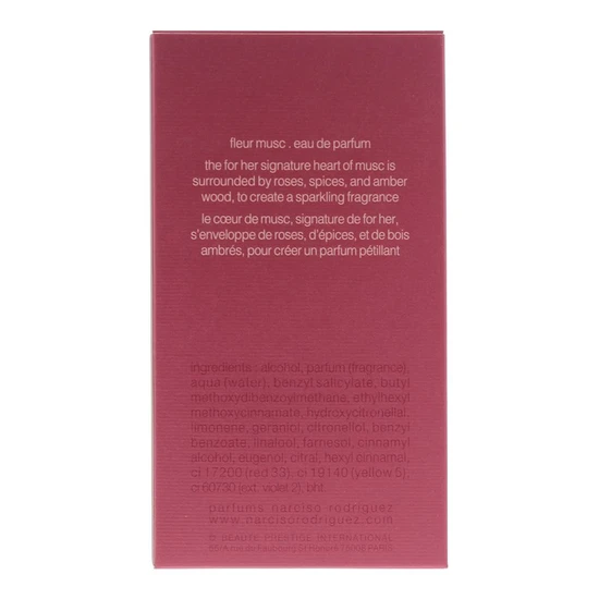 Narciso Rodriguez Fleur Musc For Her Eau De Parfum 50ml