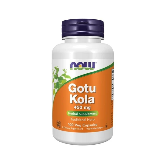 NOW Foods Gotu Kola, 450mg Vegicaps 100 Vegicaps