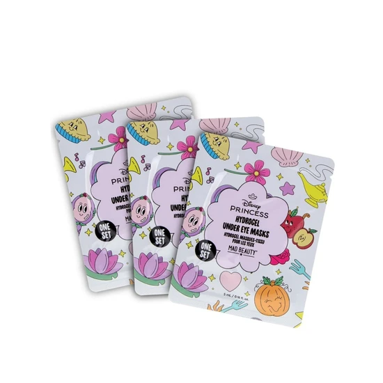 Mad Beauty Disney Princess Express Yourself Hydrogel Under Eye Masks 5ml x3