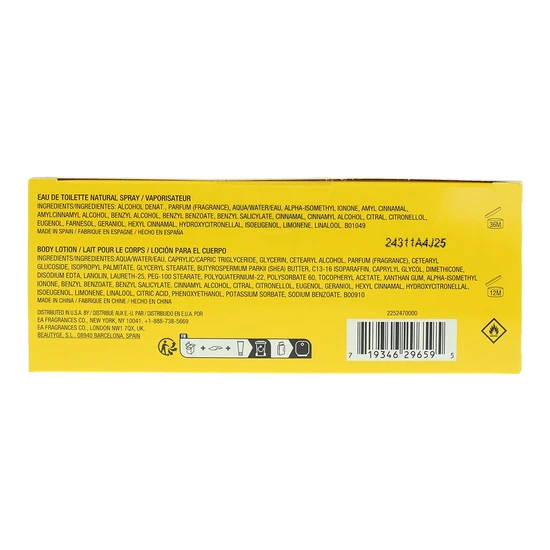 Giorgio Beverly Hills Yellow Eau De Parfum 90ml + Body Lotion 50ml Gift Set Her 90ml