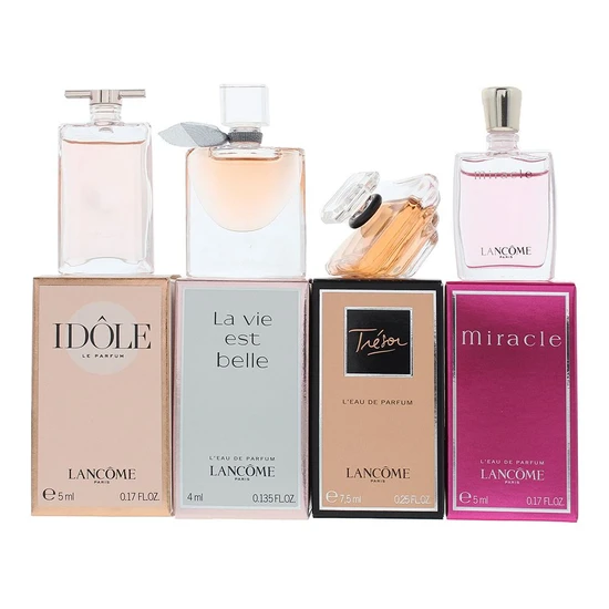 Lancôme Best Of Lancome Minuature Fragrances Gift Set 5ml Eau De Parfum Idole + 4ml Eau De Parfum La Vie Est Belle + 7.5ml Eau De Parfum Tresor + 5ml Eau De Parfum Miracle