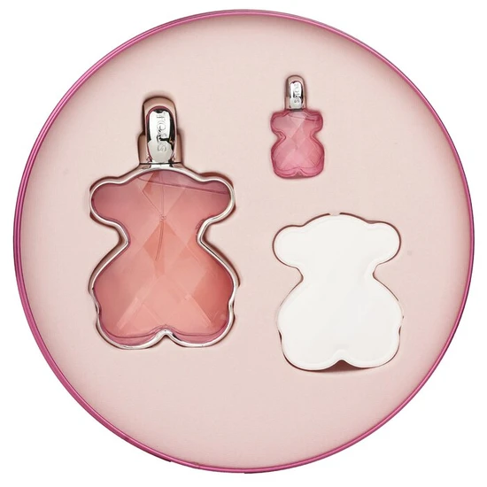 Tous LoveMe The Silver Eau De Parfum 90ml Gift Set 90ml & 4.5ml Eau De Parfum & Perfumable Ceramic