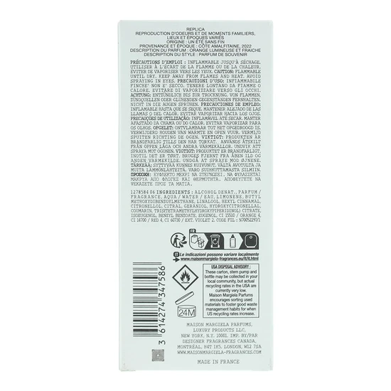 Maison Margiela Never Ending Summer Eau De Toilette 100ml