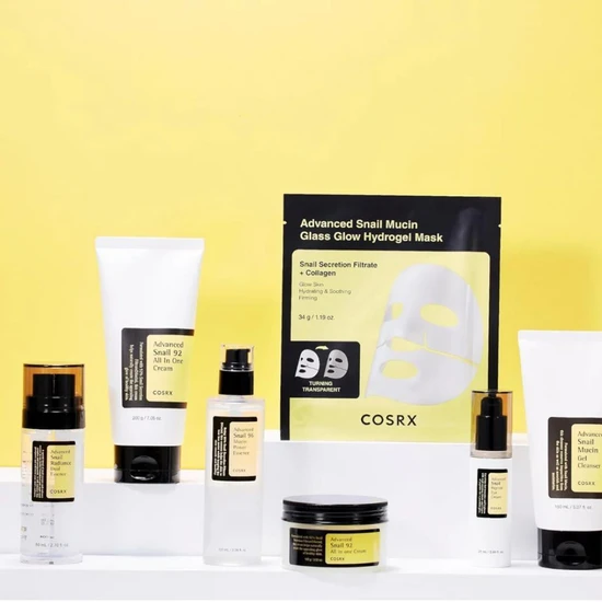 CosRx Advanced Snail Mucin Glass Glow Hydrogel Face Mask 34g