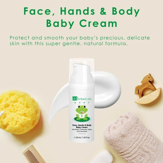 Dr Botanicals Face, Hands & Body Baby Cream 50ml
