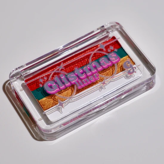 Glisten Cosmetics Glistmas Liner Red & Gold
