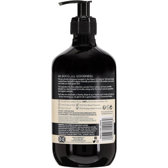 Baylis & Harding Goodness Lemongrass & Ginger Natural Hand Wash 500ml