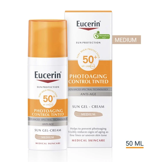Eucerin Sun Photoaging Control Tinted Gel-Cream SPF 50+ Medium