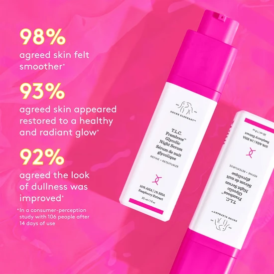 Drunk Elephant T.L.C. Framboos Glycolic Night Serum 30ml