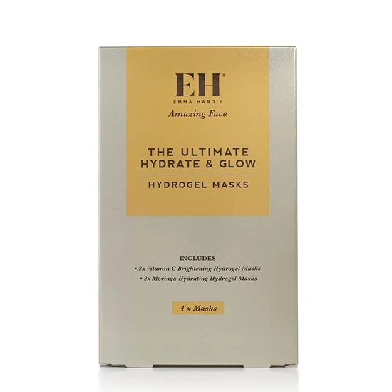 Emma Hardie The Ultimate Hydrate & Glow Hydrogel Masks 4 Masks