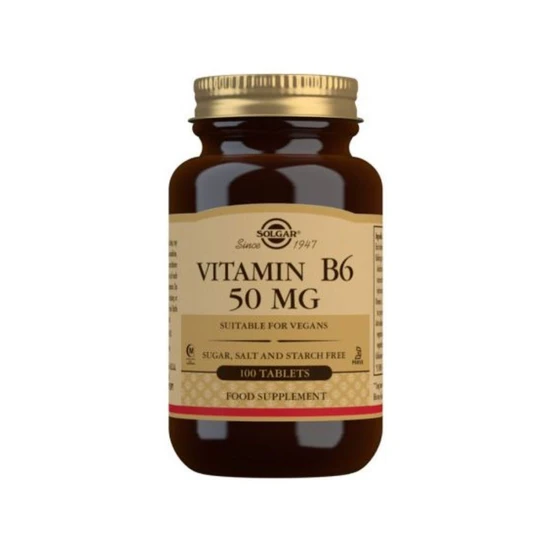 Solgar Vitamin B6 50mg Tablets 100 Tablets