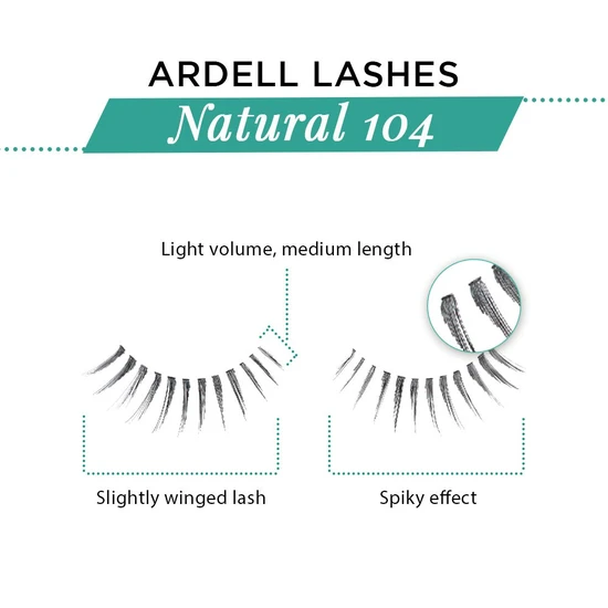 Ardell Natural Black Lashes 104