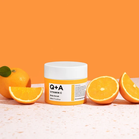 Q+A Vitamin C Body Scrub 200ml