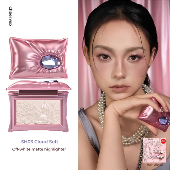 Glisten Cosmetics Cloud Soft Pillow Gem Highlighter Cheeryep