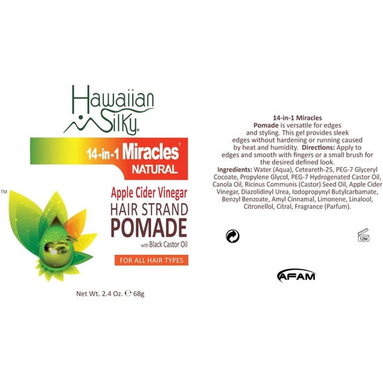 Hawaiian Silky Apple Cider Vinegar Strand Pomade 68 g