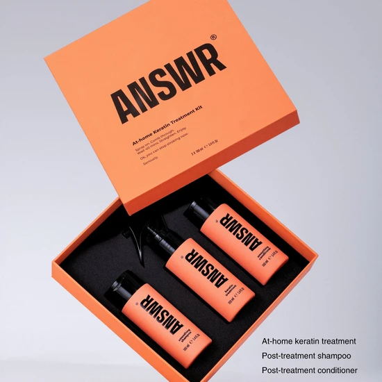 Answr At-home Keratin Treatment Kit Keratin Treatment + Shampoo + Conditioner