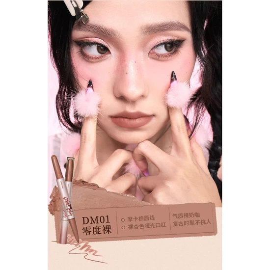 Glisten Cosmetics Absolute Nude Matte Duo Lipstick Cheeryep