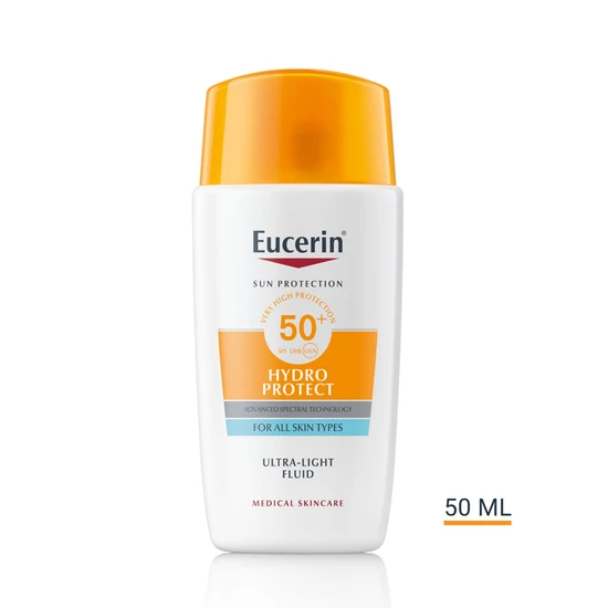 Eucerin Sun Hydro Protect Ultra-Light Fluid SPF 50+ Sunscreen 50ml