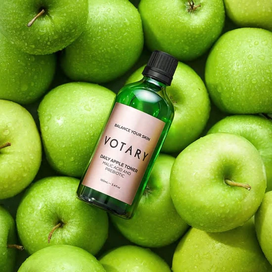 Votary Daily Apple Toner, Malic Acid & Prebiotic 100ml